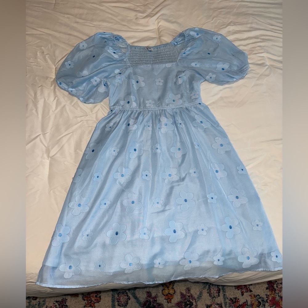 Baltic Born Light Blue Floral Dress